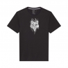 T-SHIRT FOX BARK TECH BLACK