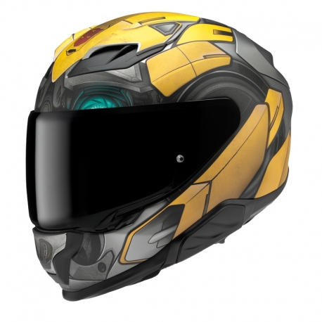 KASK MOTOCYKLOWY HJC F71 BUMBLEBEE HASBRO YELLOW BLACK S