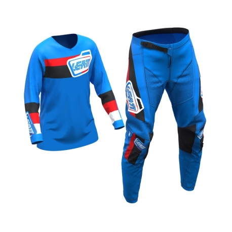 ZESTAW OFFROADOWY (BLUZA I SPODNIE) LEATT JUNIOR RIDE KIT 3.5 PITBOARD ROYAL