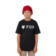 T-SHIRT FOX JUNIOR ABSOLUTE BLACK YL