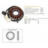 DZE UZWOJENIE ALTERNATORA STATOR SUZUKI GN 125 (OEM 32101-05300)