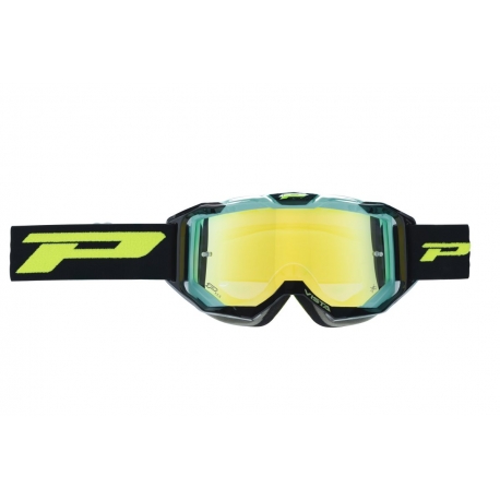PROGRIP 2024/11 GOGLE PG3303-404 FL VISTA KOLOR CZARNY ZIELONY (SZYBA ŻÓŁTA PG3347 LIGHT SENSITIVE, ANTISCRATCH, NO FOG, ANTI UV