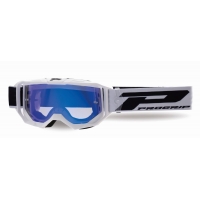 PROGRIP 2024/11 GOGLE PG3300-323 FL VISION KOLOR BIAŁY MAT (SZYBA PG3346 NIEBIESKA LUSTRZANA ANTISCRATCH, NO FOG, ANTI UV)