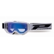 PROGRIP 2024/11 GOGLE PG3300-323 FL VISION KOLOR BIAŁY MAT (SZYBA PG3346 NIEBIESKA LUSTRZANA ANTISCRATCH, NO FOG, ANTI UV)