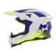 NOX KASK OFF ROAD / CROSS N634 GRADIENT KOLOR BIAŁY/NIEBIESKI/ŻÓŁTY FLUO ROZMIAR XS