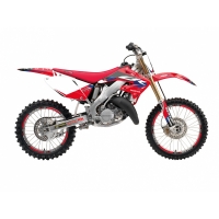 BLACKBIRD KOMPLET NAKLEJEK (OKLEIN) HONDA CR 125R '00-'01, CR 250R '02-'07 DREAM 5 KOLOR CZERWONY CZARNY