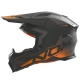 NOX KASK OFF ROAD / CROSS N634 GRADIENT KOLOR CZARNY MAT/POMARAŃCZOWY NEON ROZMIAR XL
