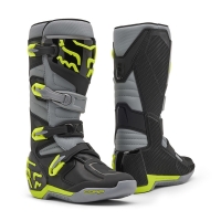 BUTY MOTOCYKLOWE FOX COMP GREY YELLOW 10