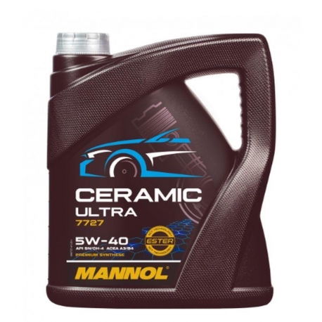 MANNOL OLEJ SILNIKOWY SAMOCHODOWY 5W40 CERAMIC ULTRA 5L