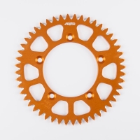 SUNSTAR ZĘBATKA TYLNA ALUMINIOWA (ERGAL) 4486 46 KTM XC 105 '08-09 (ŁAŃC. 428) (448646JT) KOLOR POMARAŃCZOWY