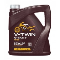 MANNOL OLEJ SILNIKOWY 4T V-TWIN 20W50 4 L MA2 FULL SYNTETYK (JASO MA/MA2, API SL) (4)