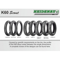 HEIDENAU OPONA 4.00-18 K60 SCOUT 64T TT M/C M+S TYŁ DOT 04/2025