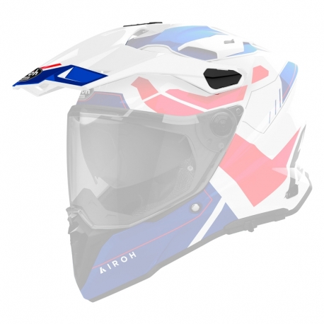 DASZEK DO KASKU AIROH COMMANDER 2 REVEAL BLUE/RED GLOSS (NEW LOGO)