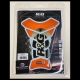 NAKLEJKA NA BAK TANKPAD RG RACING FACTORY CARBON KTM ORANGE