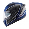 KAPPA 2024/12 KASK KV52 KRONOS INTEGRALNY Z BLENDĄ KOLOR CZARNY NIEBIESKI SREBRNY MAT CARBON LOOK ROZMIAR 61 / XL (HOMOLOGACJA E