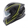 KAPPA 2024/12 KASK KV52 KRONOS INTEGRALNY Z BLENDĄ KOLOR TYTANOWY CZARNY ŻÓŁTY FLUO MAT CARBON LOOK ROZMIAR 60 / L (HOMOLOGACJA 
