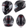 KAPPA 2024/12 KASK KV52 KRONOS INTEGRALNY Z BLENDĄ KOLOR CZARNY TYTANOWY MAT CARBON LOOK ROZMIAR 58 / M (HOMOLOGACJA ECE 22R06)