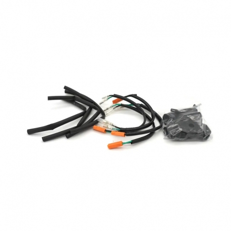 ADAPTER DO KIERUNKOWSKAZÓW RG RACING KAWASAKI NINJA 500 24- / Z900 17-19 4SZT BLACK