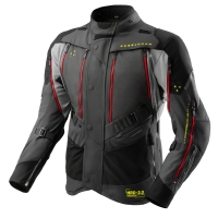 KURTKA TEKSTYLNA REBELHORN HARDY 3.0 ANTHRACITE/GREY/YELLOW