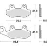 TRW ZF KLOCKI HAMULCOWE KH135 KH214 SINTER OFFROAD APRILIA SX 125 '18-, HONDA NSR 150 02-, KAWASAKI KLX 125 10-13, KDX 250 90-94