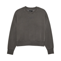 BLUZA FOX LADY WORDMARK OVERSIZED FLEECE CREW PEWTER
