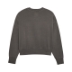 BLUZA FOX LADY WORDMARK OVERSIZED FLEECE CREW PEWTER