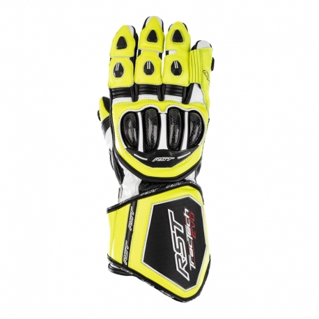RĘKAWICE SKÓRZANE RST TRACTECH EVO 4 NEON YELLOW/BLACK/BLACK