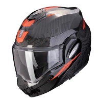 SCORPION KASK SZCZĘKOWY (SZCZĘKA DO TYŁU) EXO-TECH CARBON ROVER BK-RED KOLOR CZARNY/CZERWONY ROZMIAR XL
