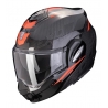 SCORPION KASK SZCZĘKOWY (SZCZĘKA DO TYŁU) EXO-TECH CARBON ROVER BK-RED KOLOR CZARNY/CZERWONY ROZMIAR XL