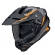 SCORPION KASK DUAL ENDURO / ADVENTURE ADF-9000 AIR FEAT BLACK/SILVER/ORANGE KOLOR CZARNY/SREBRNY/POMARAŃCZOWY MAT ROZMIAR L