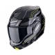 SCORPION KASK SZCZĘKOWY (SZCZĘKA DO TYŁU) EXO-TECH EVO CONQUER BLACK/NEON YELLOW KOLOR CZARNY/ŻÓŁTY FLUO ROZMIAR XL
