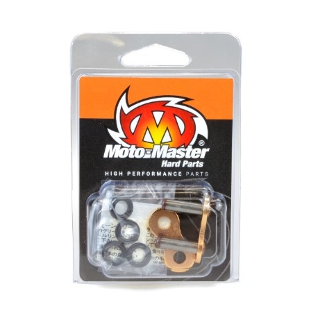 MOTO-MASTER OGNIWO ŁĄCZĄCE ZAKUWKA DO ŁAŃCUCHA GPXN-520G PROFESSIONAL NARROW MOTOCROSS / ENDURO RACING (X-RING) KOLOR ZŁOTY - 1 