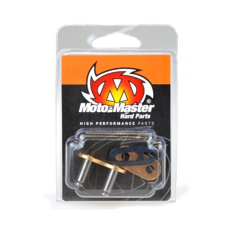 MOTO-MASTER OGNIWO ŁĄCZĄCE ZAPINKA DO ŁAŃCUCHA V2-520 (BEZ ORINGÓW) KOLOR ZŁOTY- 1 SZTUKA