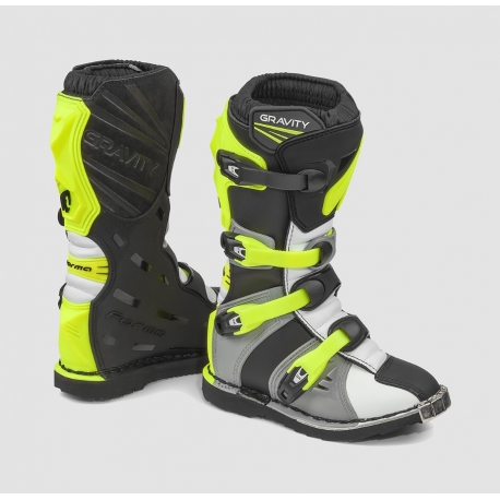 FORMA BUTY OFF ROAD/CROSS DZIECIĘCE/JUNIOR/KID GRAVITY KOLOR SZARY/BIAŁY/ZÓŁTY FLUO ROZMIAR 37