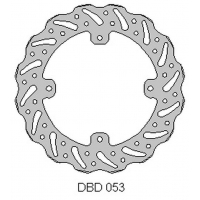 DELTA BRAKING TARCZA HAMULCOWA TYŁ HUSQVARNA TC 85 '14-20, KTM SX 85 '11-20, 250/350 FREERIDE '12-19, WAVE (210X110X3MM) (4X6,5M