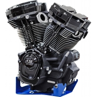Engine 136 Blk w/550G Cam OilCool RaceOnly M8 17-23 Touring