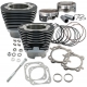 124" LOW COMPRESSION 4-1/8" BIG BORE KIT WRINKLE BLACK FINISH
