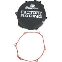 CLUTCH COVER FACTORY RACING ALUMINUM REPLACEMENT BLACK