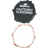 CLUTCH COVER FACTORY RACING ALUMINUM REPLACEMENT BLACK