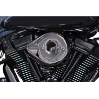 Air Cleaner Kit Stealth Teardrop Lava Chrome 2017-2023 M8