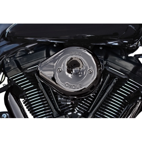 Air Cleaner Kit Stealth Teardrop Lava Chrome 2017-2023 M8