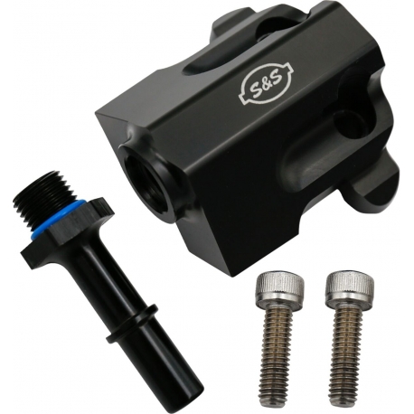 Fuel Rail Kit Billet Black M8 Touring 2017-2024