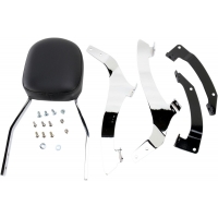 STANDARD SQUARE SISSY BAR CHROME WITH PAD HONDA