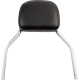 MINI SQUARE SISSY BAR CHROME WITH PAD YAMAHA