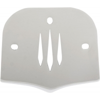 SWEPT WITH CUT OUTS STEEL BACKREST INSERT CHROME FOR SHORT AND MINI SQUARE BACKRESTS