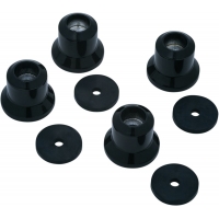 LUGGAGE RACK RISERS BLACK