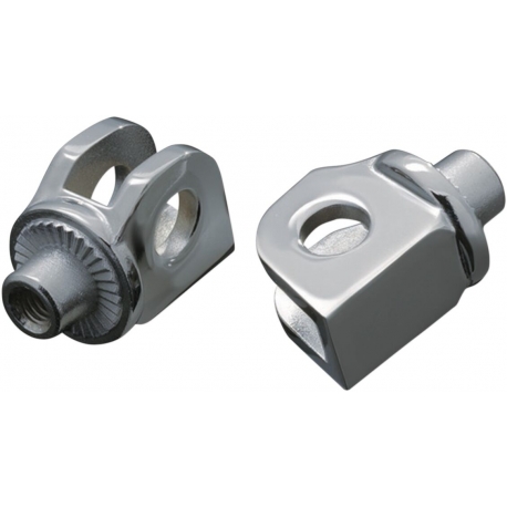 SPLINED PEG ADAPTERS FOR CAN-AM HONDA & SUZUKI CHROME