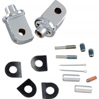 SPLINED ADAPTER MOUNTS FOR HONDA & YAMAHA CHROME