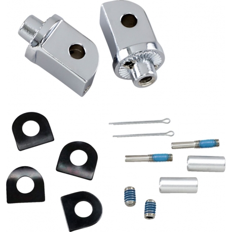 SPLINED ADAPTER MOUNTS CHROME