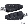 FOOTPEGS KINETIC WITH MALE MOUNT ADAPTERS CHROME